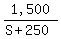 matrix%281%2C1%2C%221%2C500%22%29%2F%28S+%2B+250%29%29