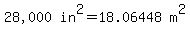 matrix%281%2C2%2C%2228%2C000%22%2Cin%5E2%29=+matrix%281%2C2%2C18.06448%2Cm%5E2%29