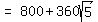 matrix%281%2C2%2C+%22=%22%2C+800+%2B+360sqrt%285%29%29