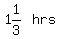 matrix%281%2C2%2C+1%261%2F3%2C+hrs%29