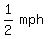 matrix%281%2C2%2C+1%2F2%2C+mph%29