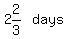 matrix%281%2C2%2C+2%262%2F3%2C+days%29