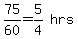 matrix%281%2C2%2C+75%2F60+=+5%2F4%2C+hrs%29