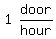 matrix%281%2C2%2C1%2Cdoor%2Fhour%29