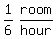 matrix%281%2C2%2C1%2F6%2Croom%2Fhour%29