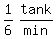 matrix%281%2C2%2C1%2F6%2Ctank%2Fmin%29