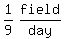 matrix%281%2C2%2C1%2F9%2Cfield%2Fday%29