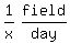 matrix%281%2C2%2C1%2Fx%2Cfield%2Fday%29