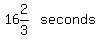 matrix%281%2C2%2C16%262%2F3%2C+seconds%29