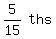 matrix%281%2C2%2C5%2F15%2Cths%29