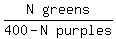 matrix%281%2C2%2CN%2Cgreens%29%2Fmatrix%281%2C2%2C400-N%2Cpurples%29