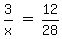 matrix%281%2C3%2C%0D%0A%0D%0A3%2Fx%2C%22%22=%22%22%2C12%2F28%29