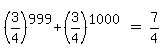matrix%281%2C3%2C%0D%0A%283%2F4%29%5E999%2B%283%2F4%29%5E1000%2C%22%22=%22%22%2C7%2F4%29