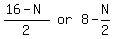 matrix%281%2C3%2C+%2816+-+N%29%2F2%2C+or%2C+8+-+N%2F2%29
