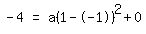 matrix%281%2C3%2C+-+4%2C+%22=%22%2C+a%281+-+-+1%29%5E2+%2B+0%29