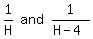 matrix%281%2C3%2C+1%2FH%2C+and%2C+1%2F%28H++-++4%29%29