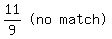 matrix%281%2C3%2C+11%2F9%2C+%22%28no%22%2C+%22match%29%22%29