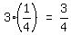 matrix%281%2C3%2C+3%281%2F4%29%2C+%22=%22%2C+3%2F4%29