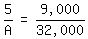 matrix%281%2C3%2C+5%2FA%2C+%22=%22%2C+%229%2C000%22%2F%2232%2C000%22%29