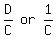 matrix%281%2C3%2C+D%2FC%2C+or%2C+1%2FC%29