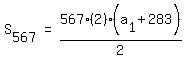 matrix%281%2C3%2C+S%5B567%5D%2C+%22=%22%2C+567%282%29%28a%5B1%5D+%2B+283%29%2F2%29