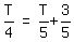 matrix%281%2C3%2C+T%2F4%2C+%22=%22%2C+T%2F5+%2B+3%2F5%29