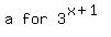matrix%281%2C3%2C+a%2C+for%2C+3%5E%28x+%2B+1%29%29