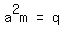 matrix%281%2C3%2C+a%5E2m%2C+%22=%22%2C+q+%29