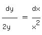 matrix%281%2C3%2C+dy%5E%22%22%2F%282y%5E%22%22%29%2C%22%22=%22%22%2Cdx%5E%22%22%2Fx%5E2%29
