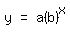 matrix%281%2C3%2C+y%2C+%22=%22%2C+a%28b%29%5Ex%29%29