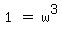 matrix%281%2C3%2C1%2C%22%22=%22%22%2C+w%5E3+%29