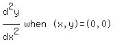 matrix%281%2C3%2Cexpr%28d%5E2y%2Fdx%5E2%29%2Cwhen%2C%22%28x%2Cy%29=%280%2C0%29%22%29