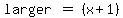 matrix%281%2C3%2Clarger%2C%22%22=%22%22%2C%28x%2B1%29%29