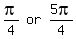 matrix%281%2C3%2Cpi%2F4%2Cor%2C5pi%2F4%29