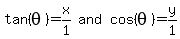 matrix%281%2C3%2Ctan%28theta%29=x%2F1%2Cand%2Ccos%28theta%29=y%2F1%29