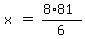 matrix%281%2C3%2Cx%2C%22%22=%22%22%2C%288%2A81%29%2F6%29