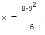 matrix%281%2C3%2Cx%2C%22%22=%22%22%2C%288%2A9%5E2%29%2F6%5E%22%22%29