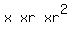 matrix%281%2C3%2Cx%2Cxr%2Cxr%5E2%29
