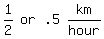 matrix%281%2C4%2C+1%2F2%2C+or%2C+.5%2C+km%2Fhour%29