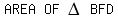 matrix%281%2C4%2CAREA%2COF%2CDELTA%2CBFD%29