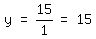 matrix%281%2C5%2C+y%2C+%22=%22%2C+15%2F1%2C+%22=%22%2C+15%29