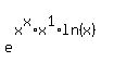 matrix%282%2C1%2C%22%22%2C%0D%0A%0D%0Ae%5E%28+x%5Ex%2Ax%5E1%2Aln%28x%29%29%29%29