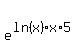 matrix%282%2C1%2C%22%22%2C%0D%0A%0D%0Ae%5E%28ln%28x%29%2Ax%2A5%29%29%29