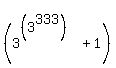 matrix%282%2C1%2C%22%22%2C%283%5E%28%283%5E333%29%29%2B1%29%29