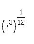 matrix%282%2C1%2C%22%22%2C%287%5E3%29%5E%281%2F12%29%29