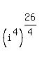 matrix%282%2C1%2C%22%22%2C%28i%5E4%29%5E%2826%2F4%29%29