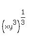 matrix%282%2C1%2C%22%22%2C%28xy%5E3%29%5E%281%2F3%29%29