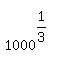 matrix%282%2C1%2C%22%22%2C+1000%5E%281%2F3%29%29