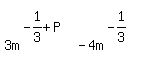 matrix%282%2C1%2C%22%22%2C+3m%5E%28-1%2F3%2BP%29-4m%5E%28-1%2F3%29%29