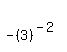 matrix%282%2C1%2C%22%22%2C-%283%29%5E%28-2%29%29%29